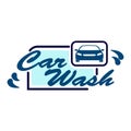 Car wash logo vector inspiration Royalty Free Stock Photo