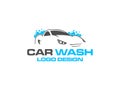 Car wash logo vector inspiration Royalty Free Stock Photo