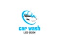Car wash logo vector inspiration Royalty Free Stock Photo