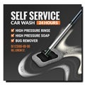 Car Wash Self Service Promotional Banner Vector