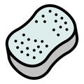 Car wash sponge icon, outline style Royalty Free Stock Photo