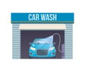 Car wash. Car washing service center full, self service facilities.