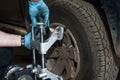 Car wheel alignment details