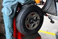 car wheel balancing automobile tire garage control