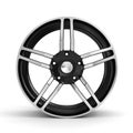 Car wheel, Car alloy rim on white background. Royalty Free Stock Photo