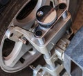 Car wheel fixing Royalty Free Stock Photo