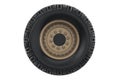 Car wheel military, front view