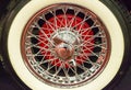 Car wheel steel spokes Royalty Free Stock Photo