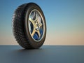 Car wheel tire Royalty Free Stock Photo