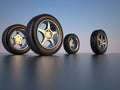 Car wheel tire Royalty Free Stock Photo
