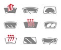 Car window icons