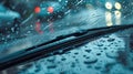 car windshield wipers rain