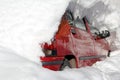 A car in the winter Royalty Free Stock Photo