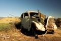 Car Wreck - Australian Outback Royalty Free Stock Photo