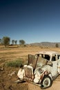 Car Wreck - Australian Outback Royalty Free Stock Photo