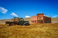 Car wreck in Bodie ghost town, California Royalty Free Stock Photo