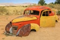 Desert Car wreck Royalty Free Stock Photo