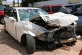 Car Wreck Texting Royalty Free Stock Photo