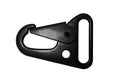 Carabiner Buckle Snaphook Metal Black on White Background