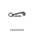 Carabiner icon from Camping collection.