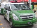 Carabineros de Chile car in Valparaiso, Chile