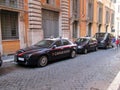 Carabinieri Rome Police cars on the streets of Rome Italy Europa