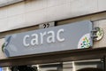 Carac logo and sign of french health Insurance