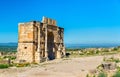 Caracalla Triumphal Arch at Volubilis, a UNESCO heritage site in Morocco Royalty Free Stock Photo