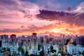 Caracas City during the Sunset Royalty Free Stock Photo