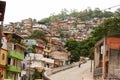 Caracas El Hatillo Miranda State/Venezuela 07/28/2018 . Slum in the hills  Editorial Royalty Free Stock Photo