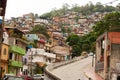 Caracas El Hatillo Miranda State/Venezuela 07/28/2018 . Slum in the hills  Editorial Royalty Free Stock Photo