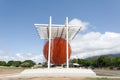 Caracas Miranda State/Venezuela 07/29/2018 Sphere Caracas sculpture Jesus Soto editorial