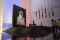 Caracas, Venezuela. Amazing view of Inside of National Pantheon and some people