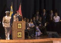 Evo Morales Ayma, President of the Plurinational State of Bolivia, delivers a speech