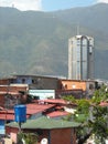 Caracas, Venezuela. View of colored houses in slum in San Agustin neighborhood