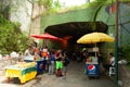 Caracas Venezuela 08/18/2018 Waraira Repano National Park : tunnel entry to park guard station sabas nieves one and food sellers