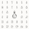 carafe for cognac dusk icon. Drinks & Beverages icons universal set for web and mobile Royalty Free Stock Photo