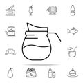 carafe of juice icon. Food and drink icons universal set for web and mobile Royalty Free Stock Photo