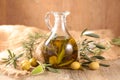 Carafe with olive oil