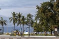 Open-air gym on Center Beach in the city of Caraguatatuba, north coast of SÃÂ£o