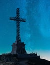 Caraiman Cross, night view