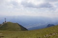 Caraiman Cross and Sinaia city