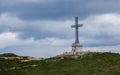 The Caraiman Heroes Cross in Bucegi Mountains , Romania Royalty Free Stock Photo