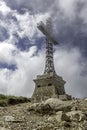 Caraiman Heroes Cross Monument in Bucegi Mountains, Romania Royalty Free Stock Photo