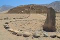 Caral, UNESCO world heritage site and oldest city in the Americas. Located in Supe valley, 200km north of Lima, Peru