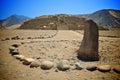 Caral, UNESCO world heritage site and oldest city in the Americas. Located in Supe valley, 200km north of Lima, Peru