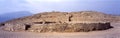 Caral, UNESCO world heritage site and the most ancient city in the Americas. Located in Supe valley, 200km north of Lima, Peru Royalty Free Stock Photo