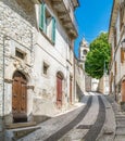 Scenic sight in Caramanico Terme, comune in the province of Pescara in the Abruzzo region of Italy. Royalty Free Stock Photo