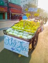 Carambola fruit street vendor in Ho Chi Minh