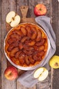Caramel apple pie Royalty Free Stock Photo